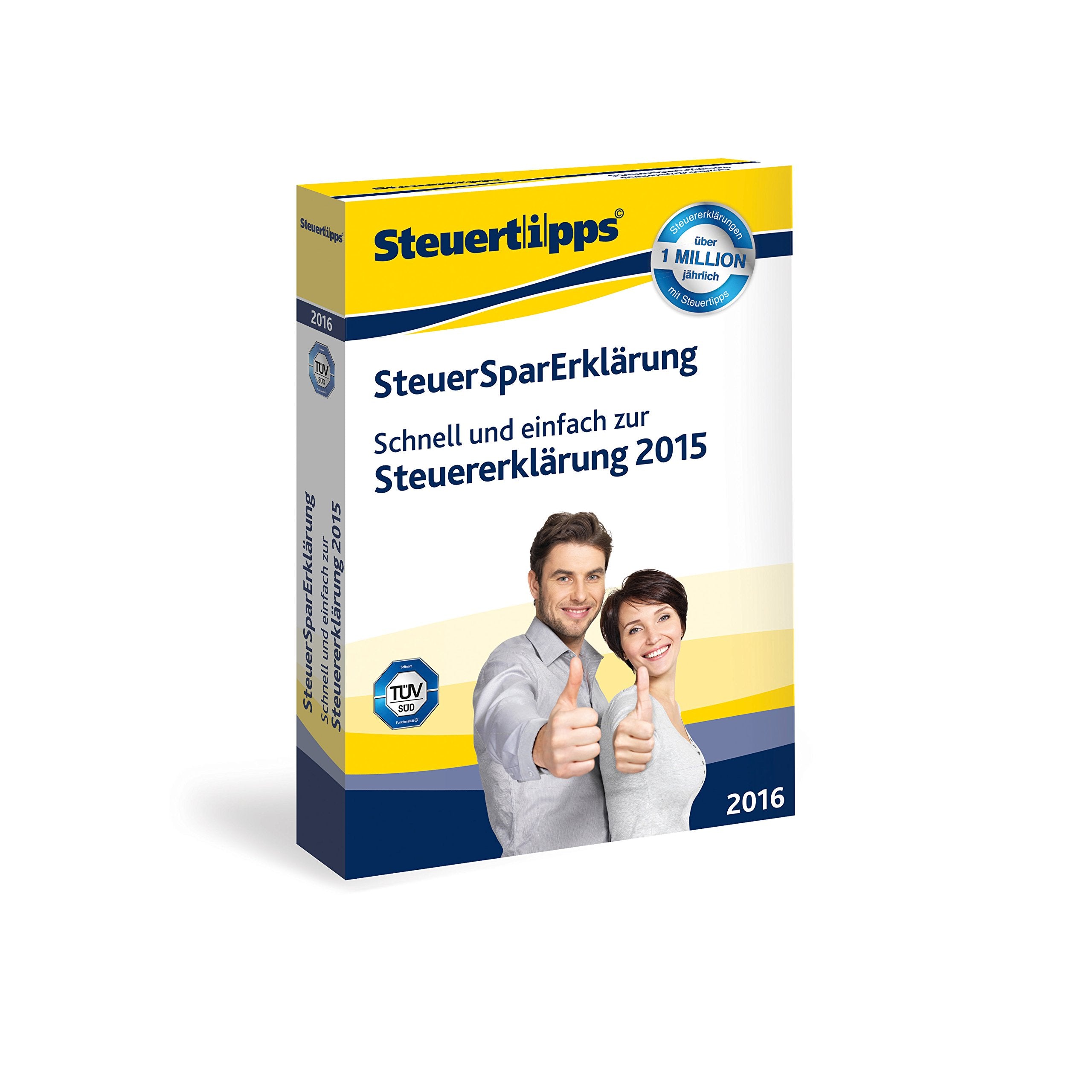 SteuerSparErklärung 2016 (für Steuerjahr 2015) Taxes & Bookkeeping