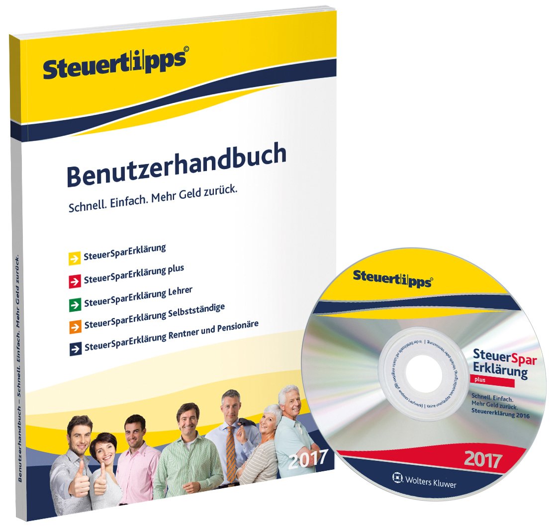 SteuerSparErklärung 2017 plus (für Steuerjahr 2016 / Frustfreie Verpackung) Taxes & Bookkeeping