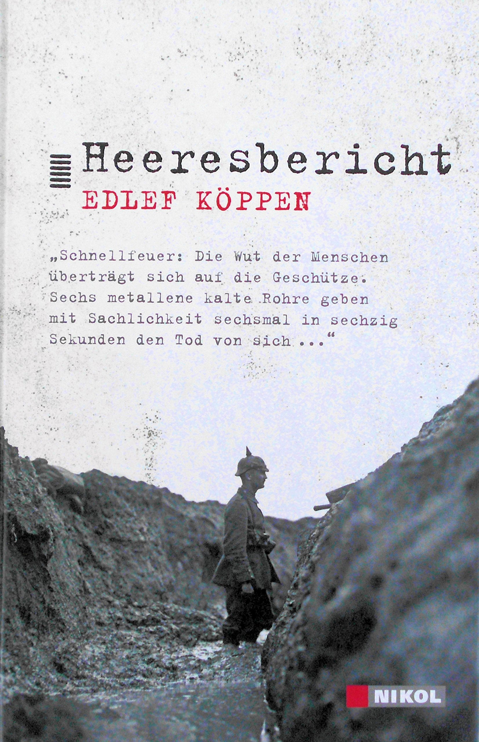 Heeresbericht Fiction Books