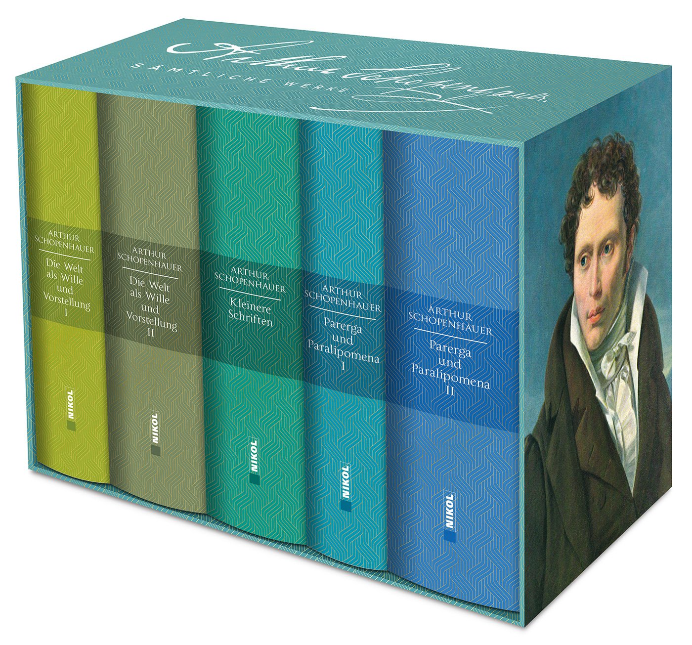 Schopenhauer: Sämtliche Werke in fünf Bänden im Schuber Books