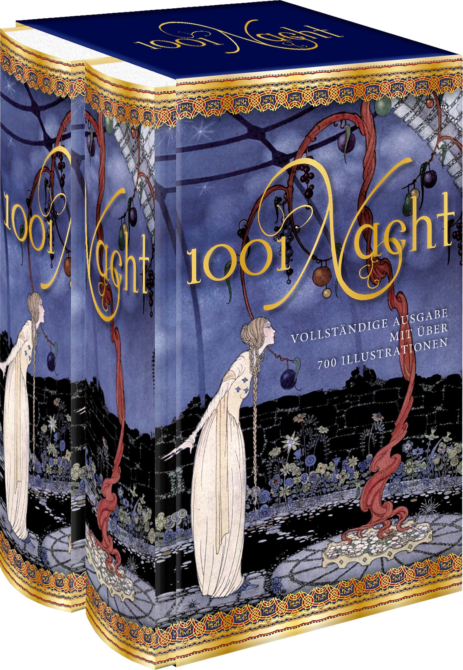 1001 Nacht - Tausendundeine Nacht: 2 Bände im Schuber: vollständige Ausgabe mit über 700 Illustrationen Fairy Tales & Legends