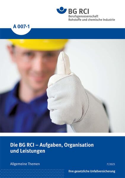 A 007-1 Die BG RCI - Aufgaben, Organisation und Leistungen (A-Reihe - Allgemeine Themen) Business & Technology