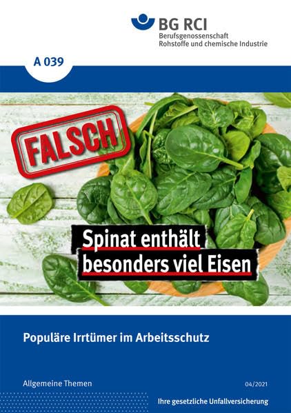 A 039 Populäre Irrtümer im Arbeitsschutz: Allgemeine Themen (A-Reihe - Allgemeine Themen) Business & Technology