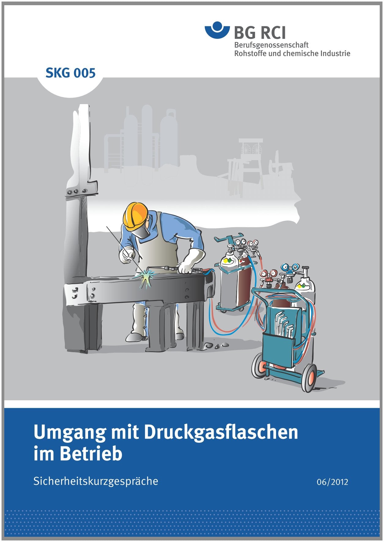 SKG 005 Sicherheitskurzgespräch - Umgang mit Gruckgasflaschen im Betrieb: mit Maxi-Wimmelbild (Sicherheitskurzgespräche) Media & Communication