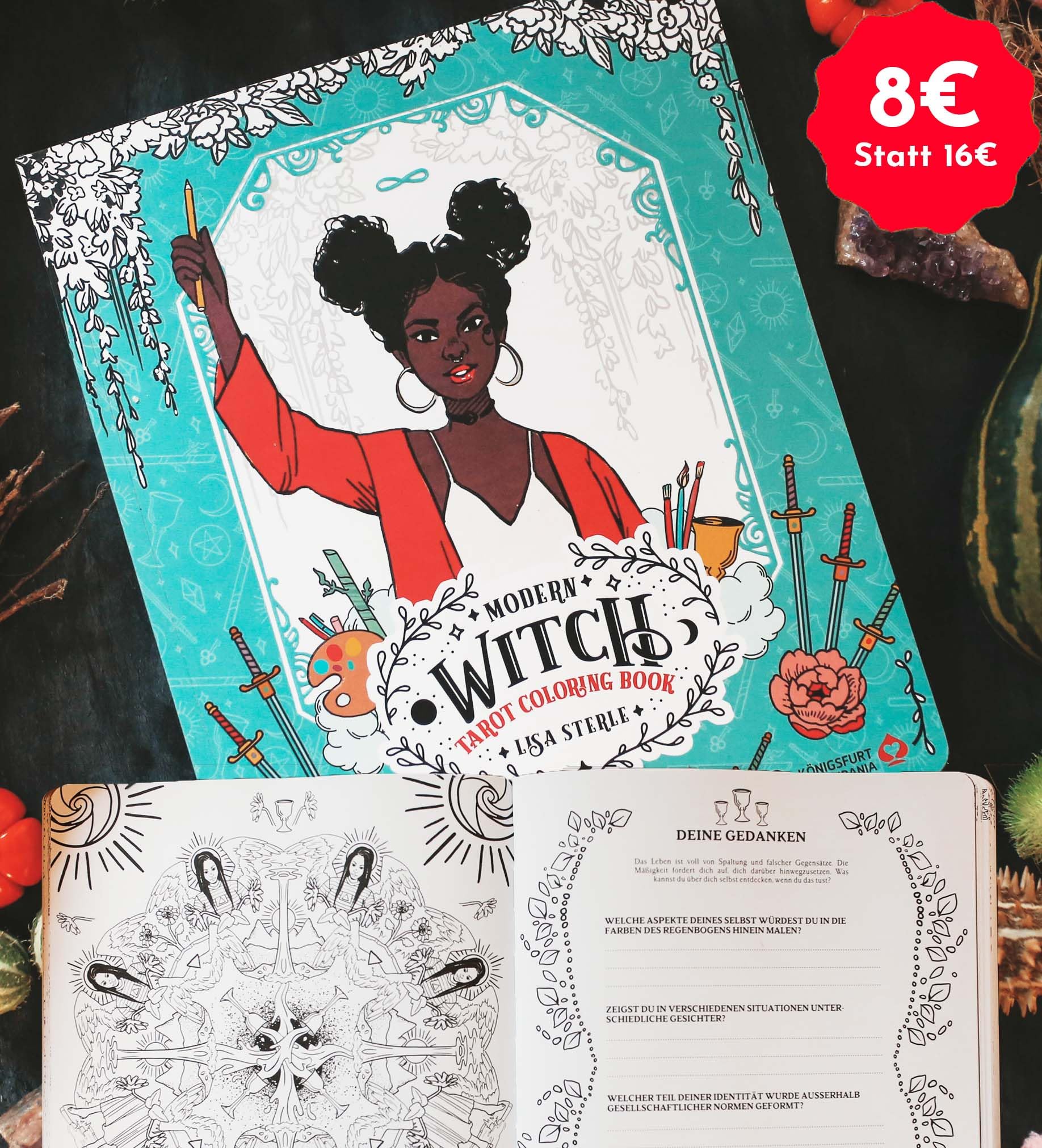 Modern Witch Tarot - Coloring Book Manga