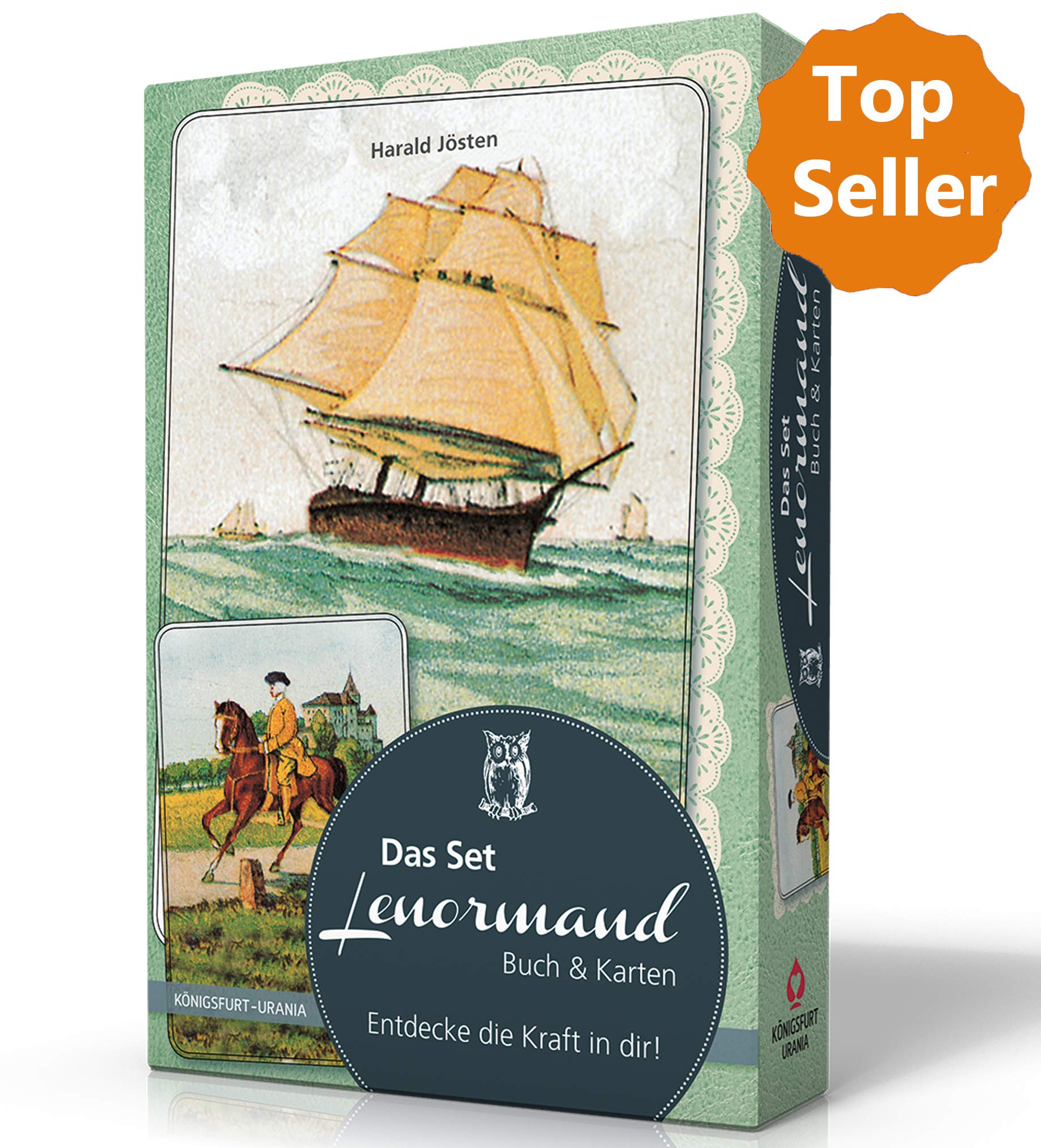 Das Set: Lenormand: Entdecke die Kraft in dir! Set mit Buch und Karten (Lenormand Kombinationen, Lenormand Kartenlegen) Religion & Esotericism