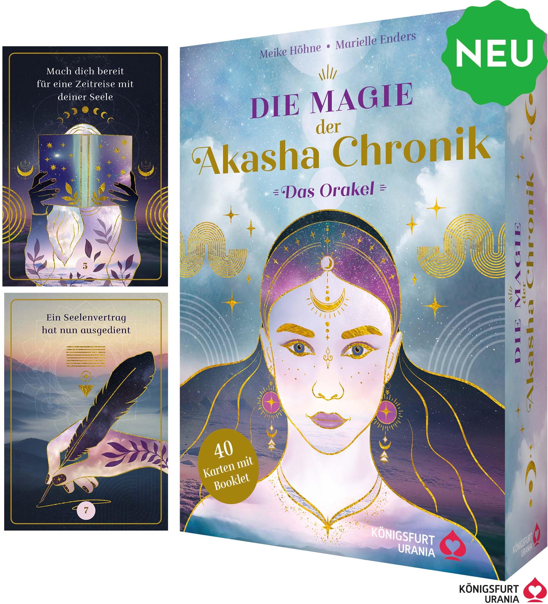 Die Magie der Akasha Chronik - Das Orakel - 40 Orakelkarten und 160-seitiges Booklet Religion & Esotericism
