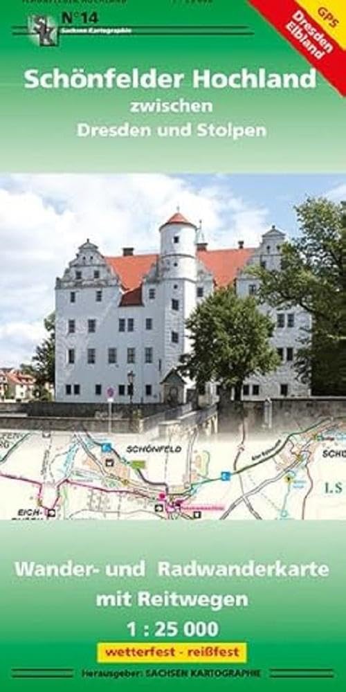 Schönfelder Hochland zwischen Dresden und Stolpen 1 : 25 000 Law