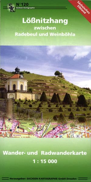 Lößnitzhang zwischen Radebeul und Weinböhla: Wander- und Radwanderkarte 1:15 000 Leisure, Home & Garden