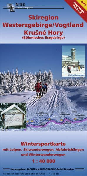 Skiregion Westerzgebirge / Vogtland 1 : 40 000 Leisure, Home & Garden
