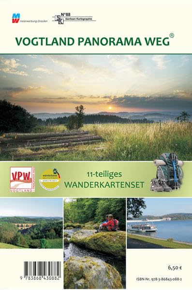 Vogtland Panorama Weg Wandertourenführer 1:33 000 Leisure, Home & Garden