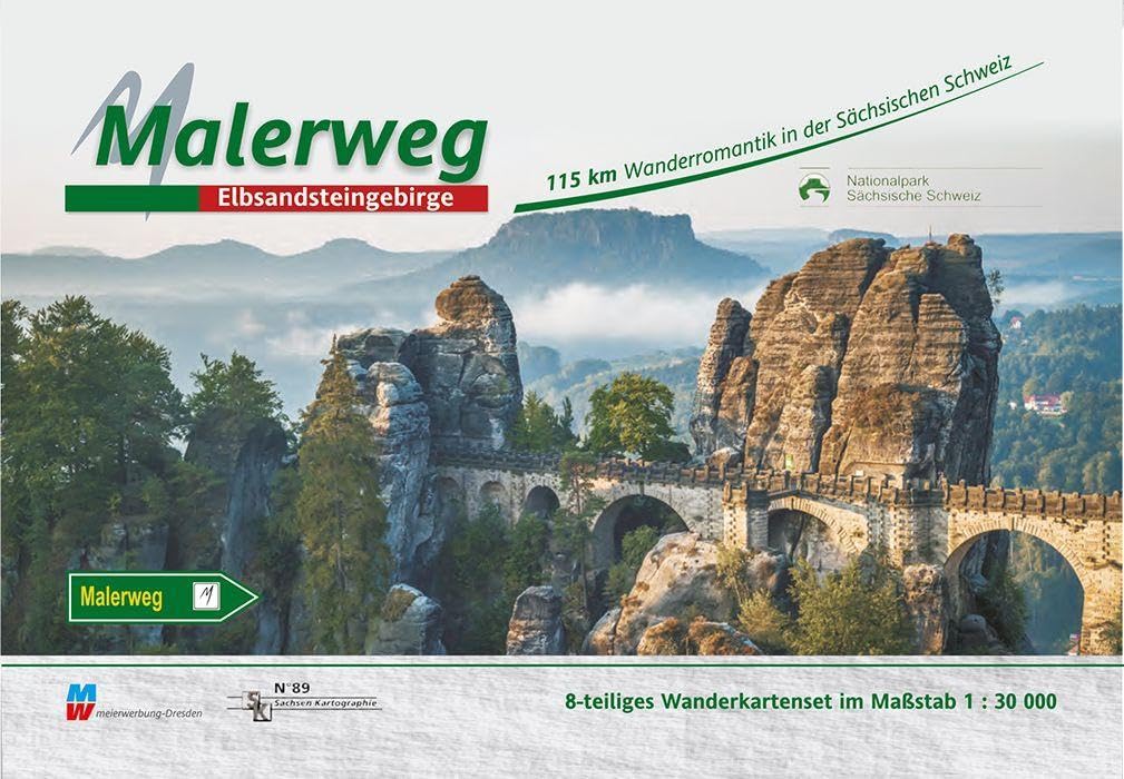 Malerweg - Sächsische Schweiz: Wandertourenführer 1:30000: Elbsandsteingebirge. Wandertourenführer Leisure, Home & Garden