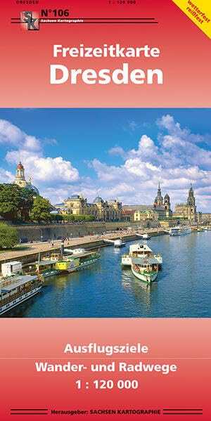Freizeitkarte Dresden: 1:120 000, wetterfest reißfest Leisure, Home & Garden