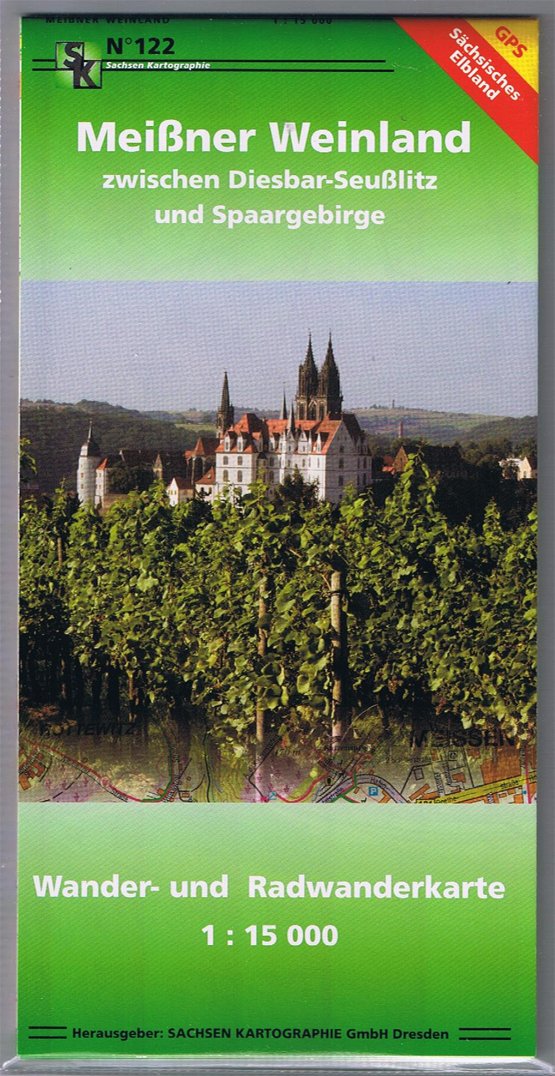 Meißner Weinland zwischen Diesbar-Seußlitz und Spaargebirge 1 : 15 000 Leisure, Home & Garden