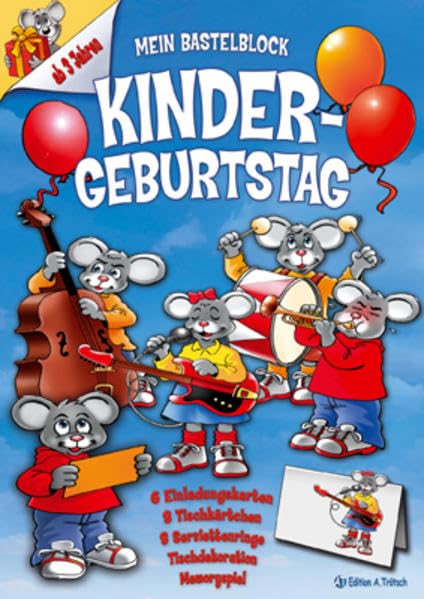 Product Image: Bastelblock Kindergeburtstag