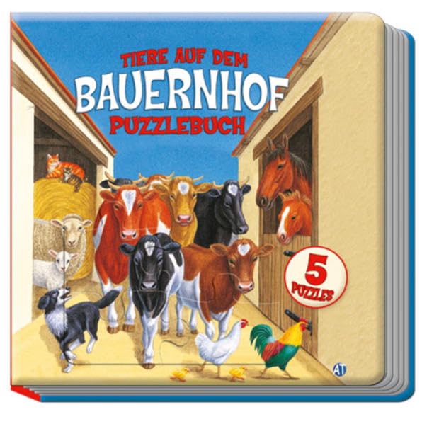Puzzlebuch Tiere auf dem Bauernhof Non-fiction books for kids