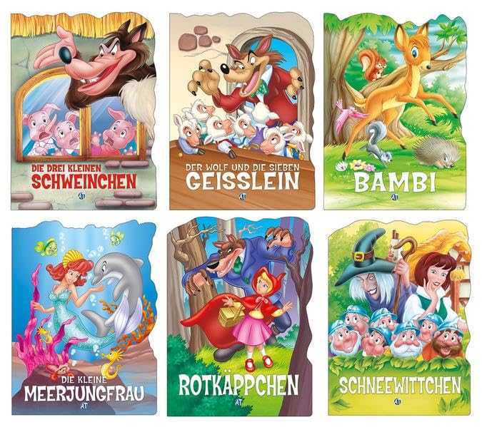 Märchenwelt-Hefte, in jedem Heft ein Märchen: 6 Motive. VE: 48 Children's books