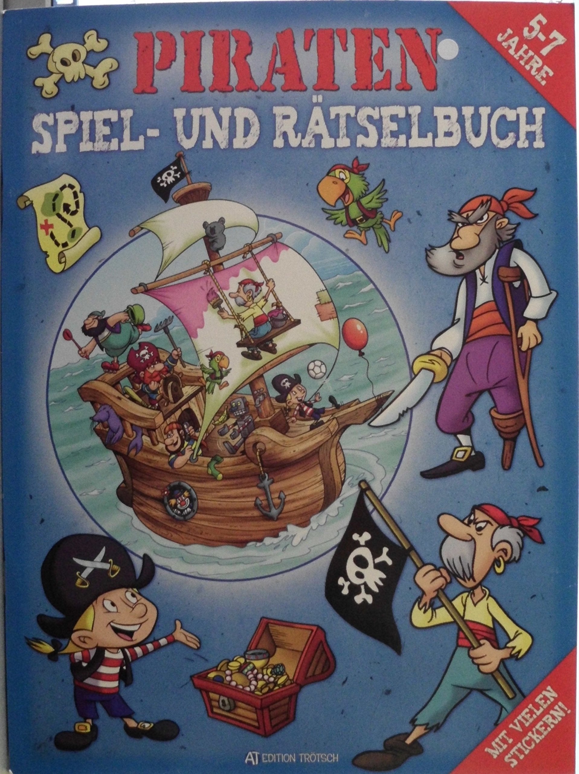 Spiel- und Rätselbuch Piraten: 2 Motive, VE: 10 Tiptoi & Games
