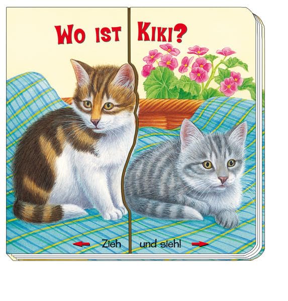 Zieh und sieh! WO IST KIKI? Children's books