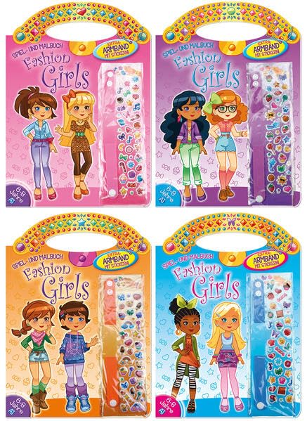Spiel- und Malbuch FASHION GIRLS Non-fiction
