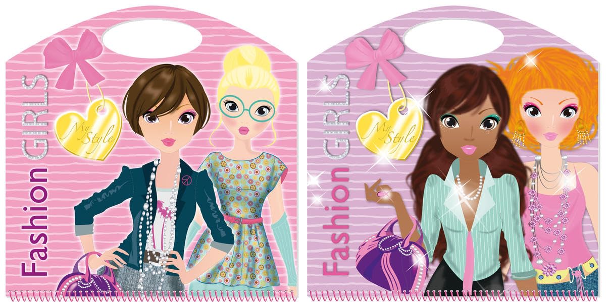 Maltasche FASHION GIRLS: 2 Motive Non-fiction