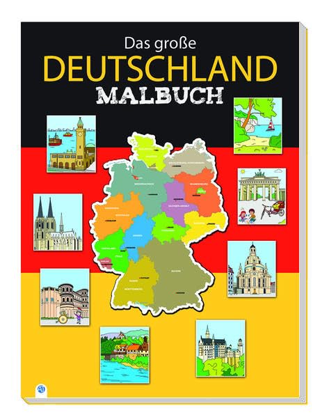 Das große Deutschlandmalbuch Non-fiction books for kids