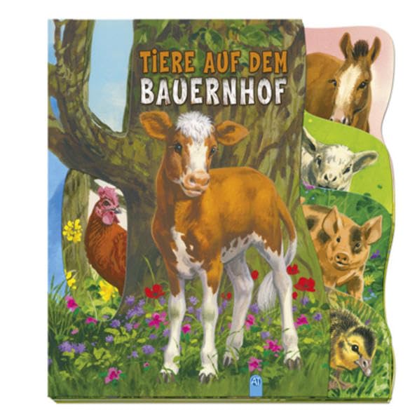 Fenster-Register-Pappenbuch - Tiere auf dem Bauernhof Children's books
