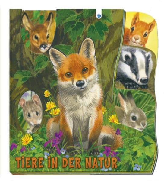 Fenster-Register-Pappenbuch - Tiere in der Natur Children's books