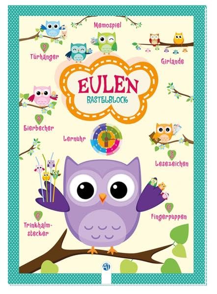 Product Image: Bastelblock Eulen