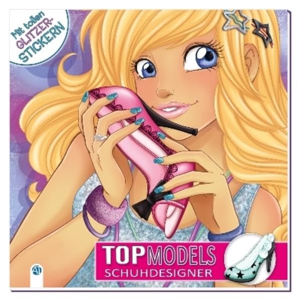 Topmodels Schuh-Designer: Mit tollen Glitzer-Stickern Non-fiction