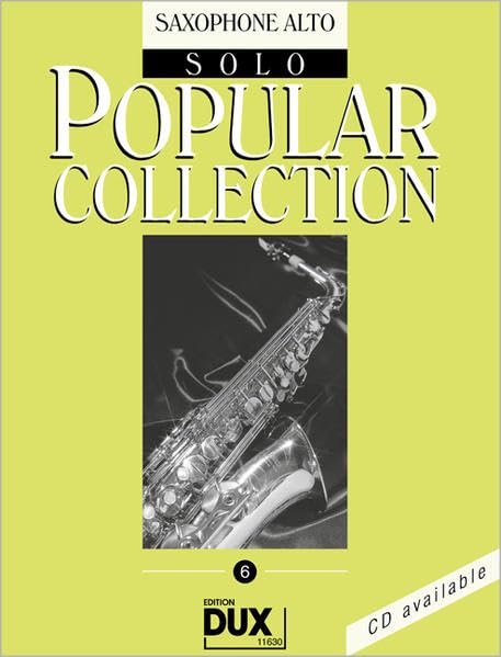 Popular Collection 6: Saxophone Alto Solo Sheet Music