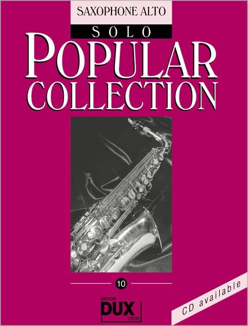 Popular Collection 10: Saxophone Alto Solo Art & Literature