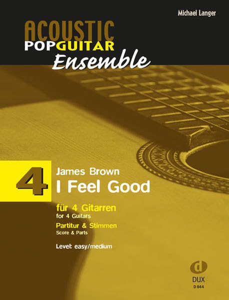 I Feel Good: für 4 Gitarren Sheet Music
