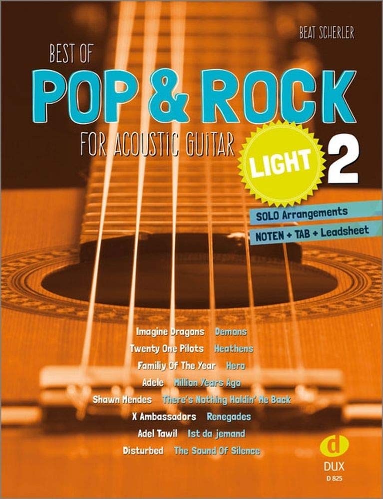 Best of Pop & Rock for Acoustic Guitar light 2 Sheet Music