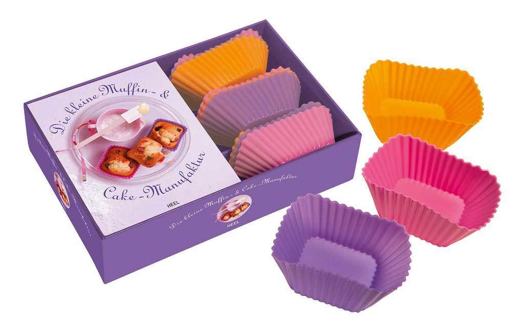 Die kleine Muffin- & Cake-Manufaktur (inkl. 9 Silikon-Backformen): m. 9 wiederverwendbaren Silikonförmchen Leisure, Home & Garden