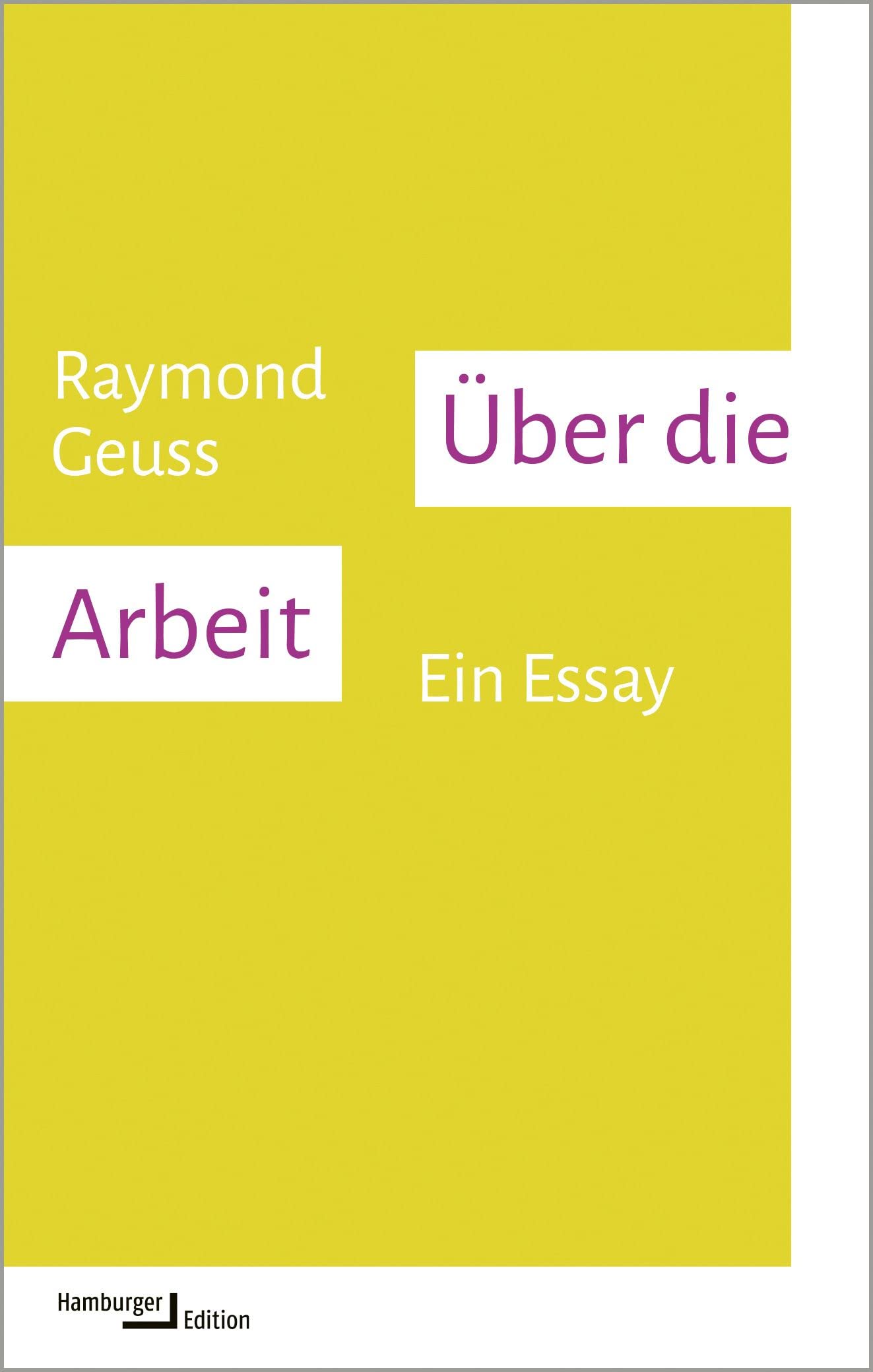 Product Image: Über die Arbeit