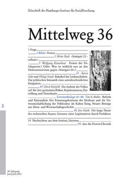 Stuttgart 21 - reflexiv. Mittelweg 36, Zeitschrift des Hamburger Instituts für Sozialforschung, Heft 3/2011 Law