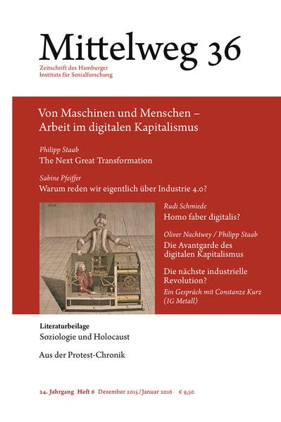 Von Maschinen und Menschen - Arbeit im digitalen Kapitalismus (Mittelweg 36 / Zeitschrift des Hamburger Instituts für Sozialforschung) Books