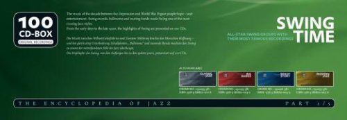 Swing Time: All-Star Swing Groups with their most Famous Recordings: All-Star Swing Groups with their most Famous Recordings. 100 CD Box inkl. Buch Sheet Music
