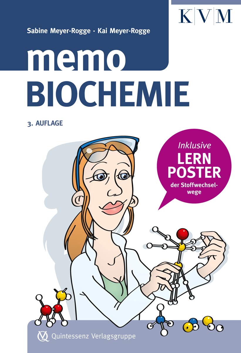 Memo Biochemie: Inkl. Lernposter der Stoffwechselwege! Medicine
