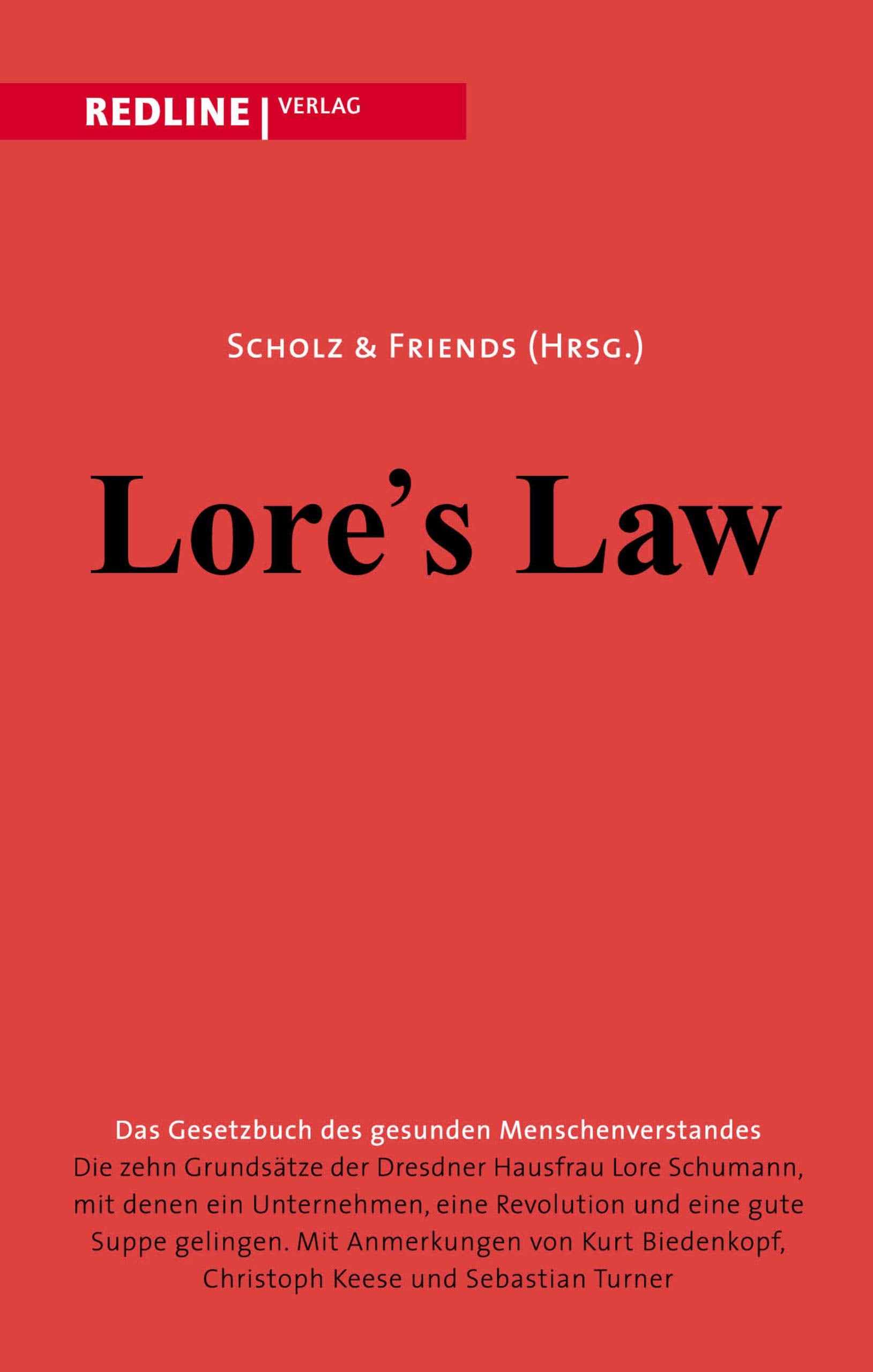 Lore's law: Das Gesetzbuch des gesunden Menschenverstandes book