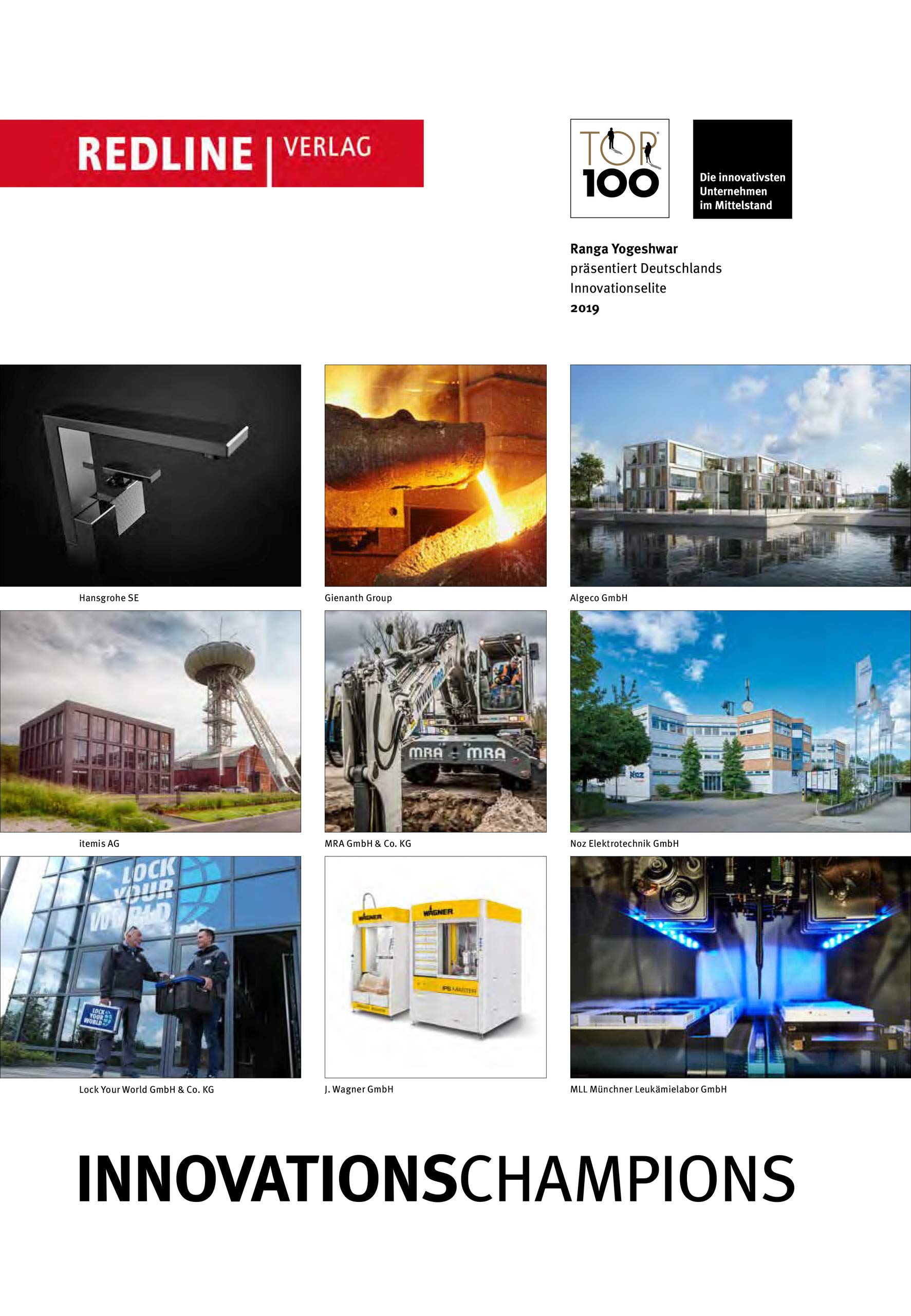 TOP 100 2019: Innovationschampions Business, Finance & Career