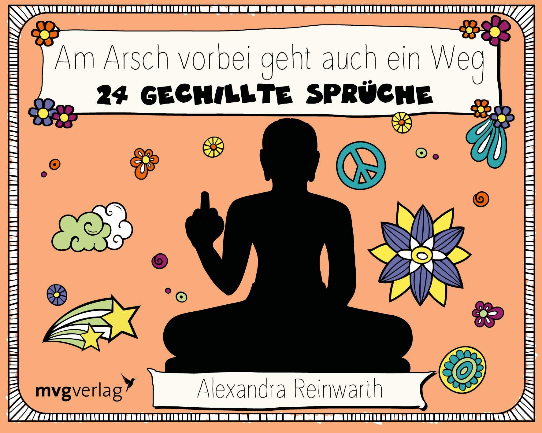 Am Arsch vorbei geht auch ein Weg: Postkartenaufsteller: 24 gechillte Karten Lifestyle