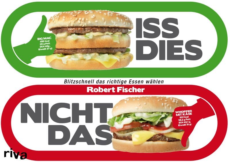 Iss dies, nicht das!: Blitzschnell das richtige Essen wählen Health, Nutrition & Fitness