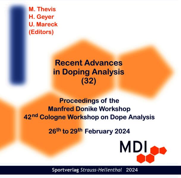Recent Advances in Doping Analysis (32) - CD-Rom: Proceedings of the Manfred Donike Workshop 42nd Cologne Workshop on Dope Analysis 26th to 29th ... Manfred Donike Workshops on Dope Analysis) Leisure & Fun