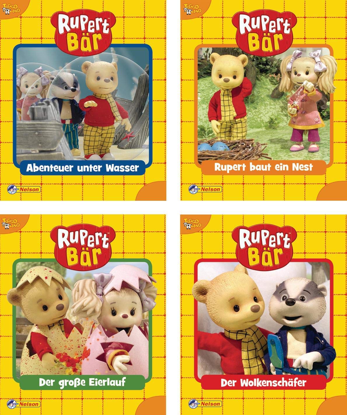 Rupert Bär Nr 1 - 4 Children's books