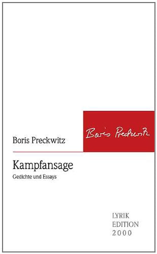 BROTHER Kampfansage: Gedichte und Essays Poetry