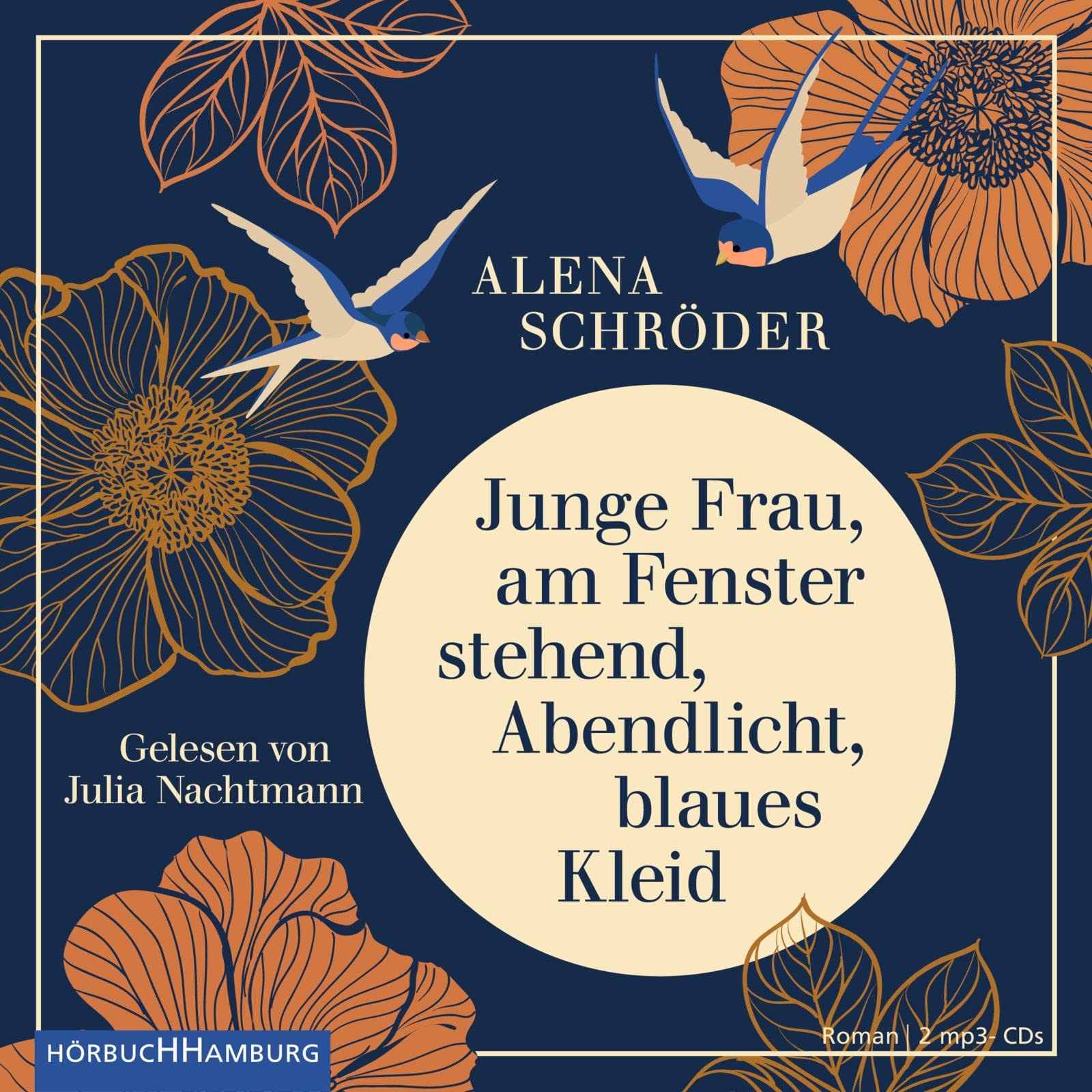 Junge Frau, am Fenster stehend, Abendlicht, blaues Kleid: 2 CDs Contemporary literature