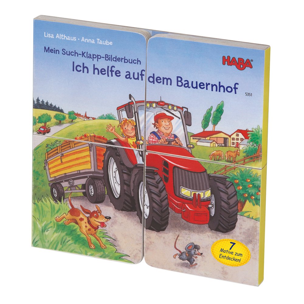 HABA 5351 - Mein Such-Klapp-Bilderbuch - Ich helfe auf dem Bauernhof Tiptoi & Games