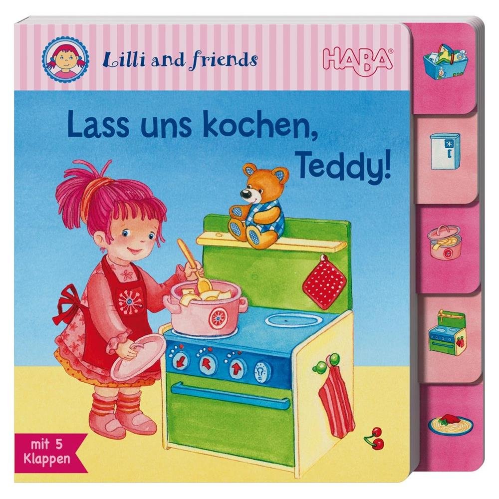 HABA 301460 - Register-Klappenbuch Lilli und friends - Lass uns kochen, Teddy Non-fiction